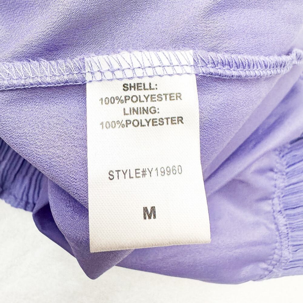 Robertson + Rodeo Purple Ruffled Pleated Pencil Skirt Size M - Picture 3 of 5